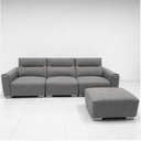 NEBRASKA Sofa, Dark grey  
