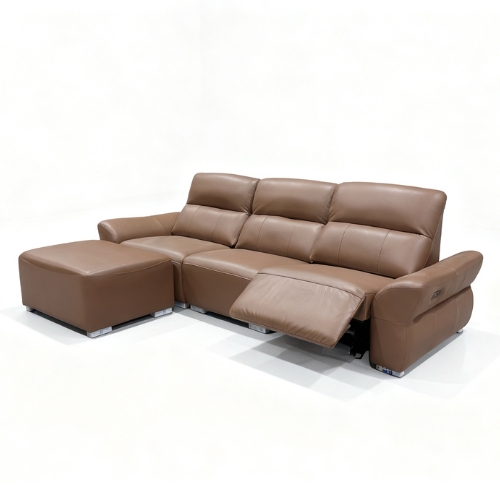 Congolakong Zero-Back Wall-Mounted,
left-functional sofa+stool 

