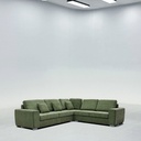 Riokalo fabric L shape sofa+ stool 