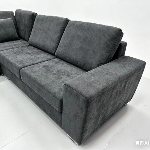 Mahamanlo fabric L shape sofa+ stool 