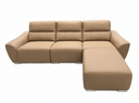 Parazonchi Recliner 3 Seater Sofa Combo (3 seater+ottoman) ,Light Brown