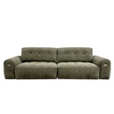 Volgalo Electric Slide-out  sofa with ottoman , Olive Grey