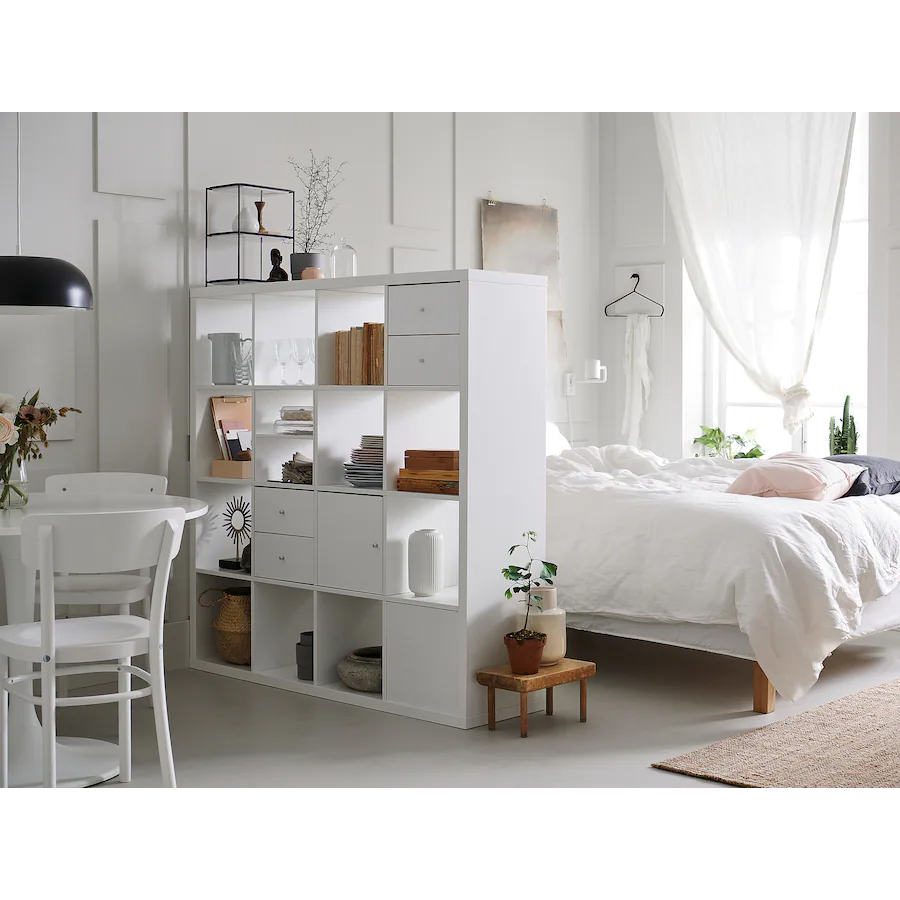 IKEA KALLAX Shelving Unit,147x147cm, 4x4, white