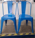 KANSAS blue chairX 4PCS