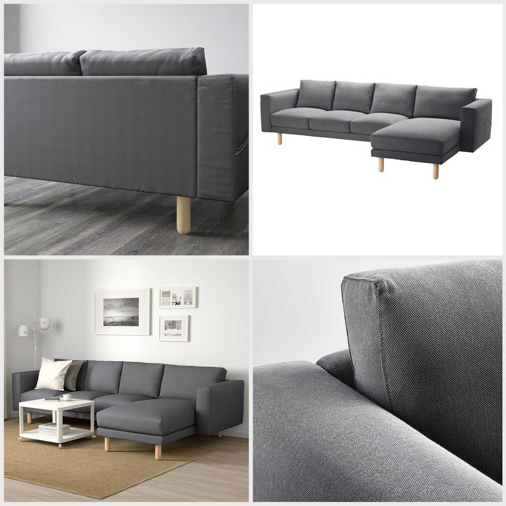 NORSBORG Frame chaise longue section
