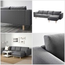 NORSBORG Frame chaise longue section