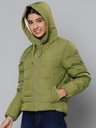 Ladies Short Length Boxy Fit Jacket - R17522-R17522-OLIVE-L