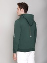 Gents Zipper Sweatshirt With Hood - D2041-D2041-GRANITE GREEN-L