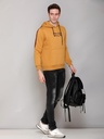 Gents Sweatshirt With Hood - D2008-D2008-MUSTARD-L