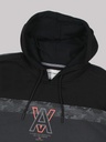 Gents Sweatshirt With Hood - D2007-D2007-BLACK-L