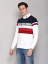 Gents Full Sleeve T-Shirt - 9033T-9033T-NAVY/RED-L