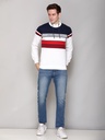 Gents Full Sleeve T-Shirt - 9033T-9033T-NAVY/RED-L