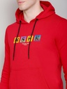 Gents Sweatshirt With Hood - SS123-SS123-MEHROON-L