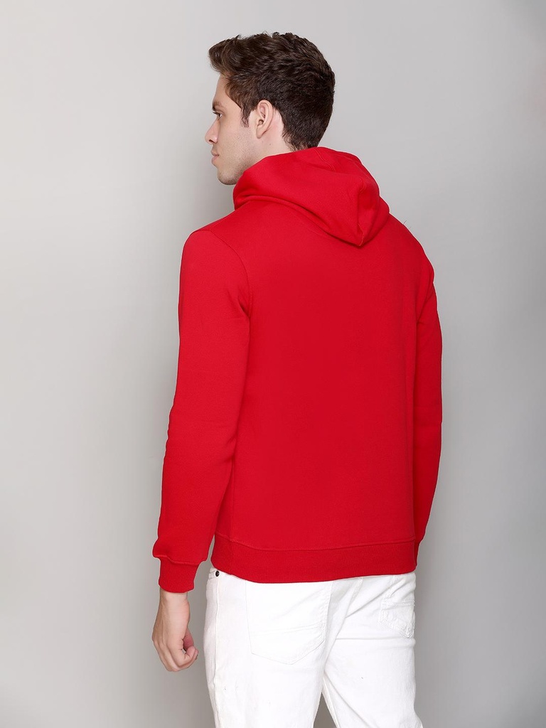 Gents Sweatshirt With Hood - SS123-SS123-MEHROON-L