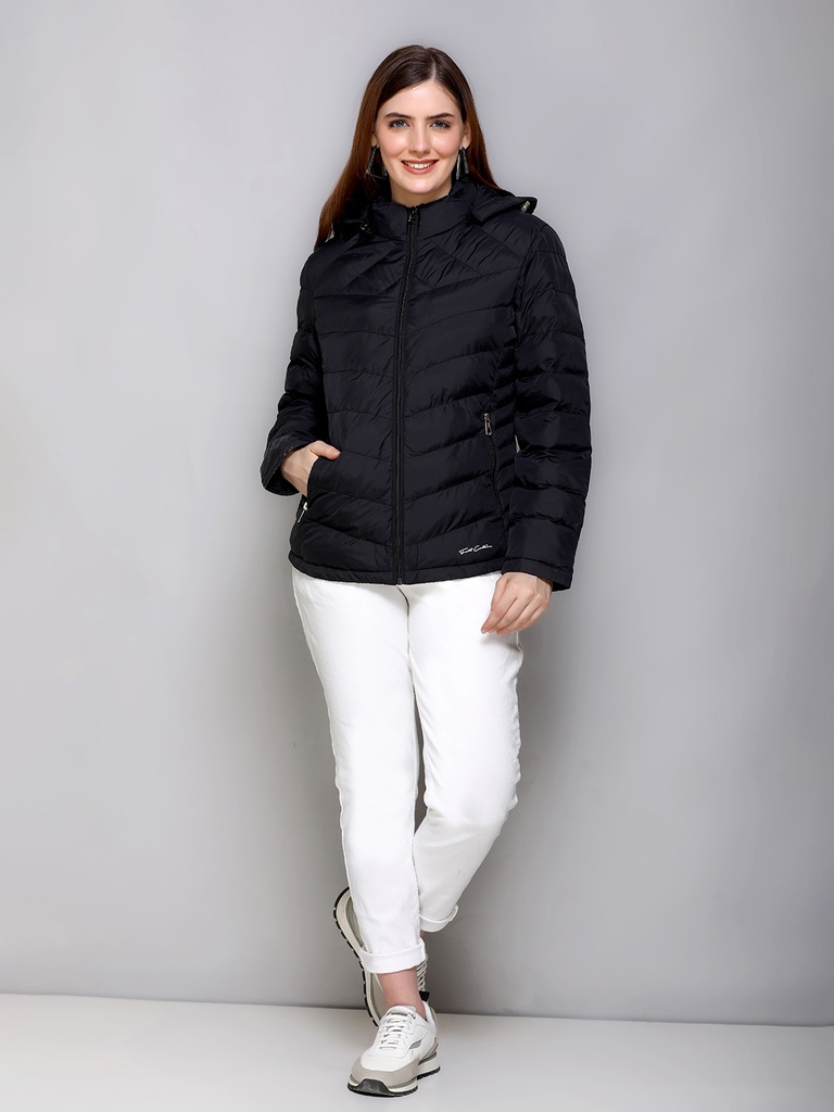 Ladies Sealing Down Jacket - 89472-89472-BLACK-L