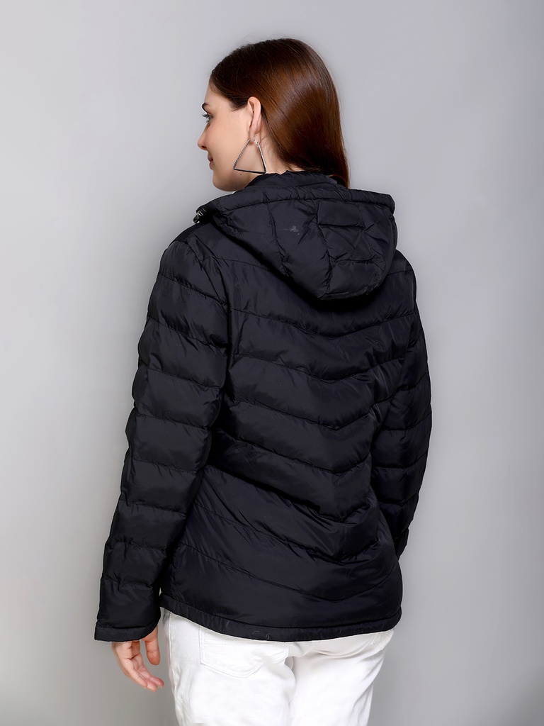 Ladies Sealing Down Jacket - 89472-89472-BLACK-L