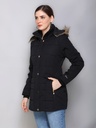 Ladies Long Length Jacket - R24117-R24117-BLACK-L