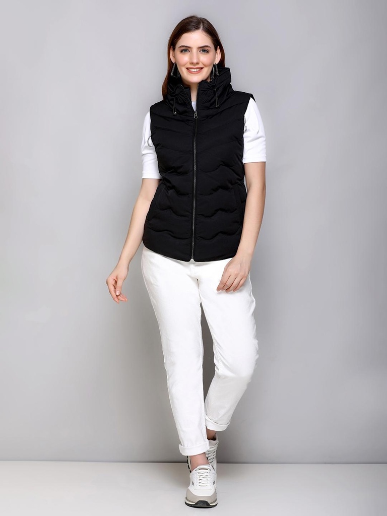 Ladies S/L Fancy Jacket - 17547-17547-BLACK-L