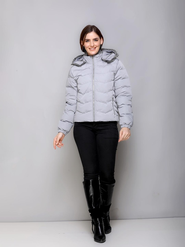 Ladies Fancy Jacket - 17550-17550-GREY-L