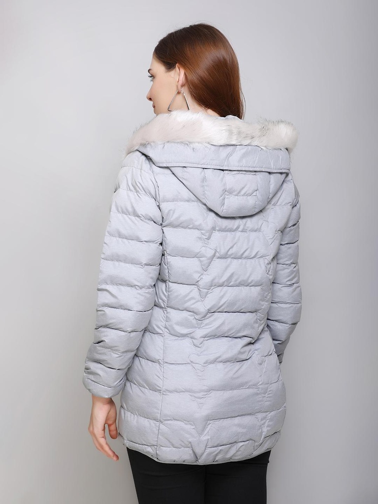 Ladies Down Jacket - 58186-58186-L.GREY-L