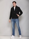 Gents Bomber Fancy Jacket - 317-BA-317-BA-BLACK-L