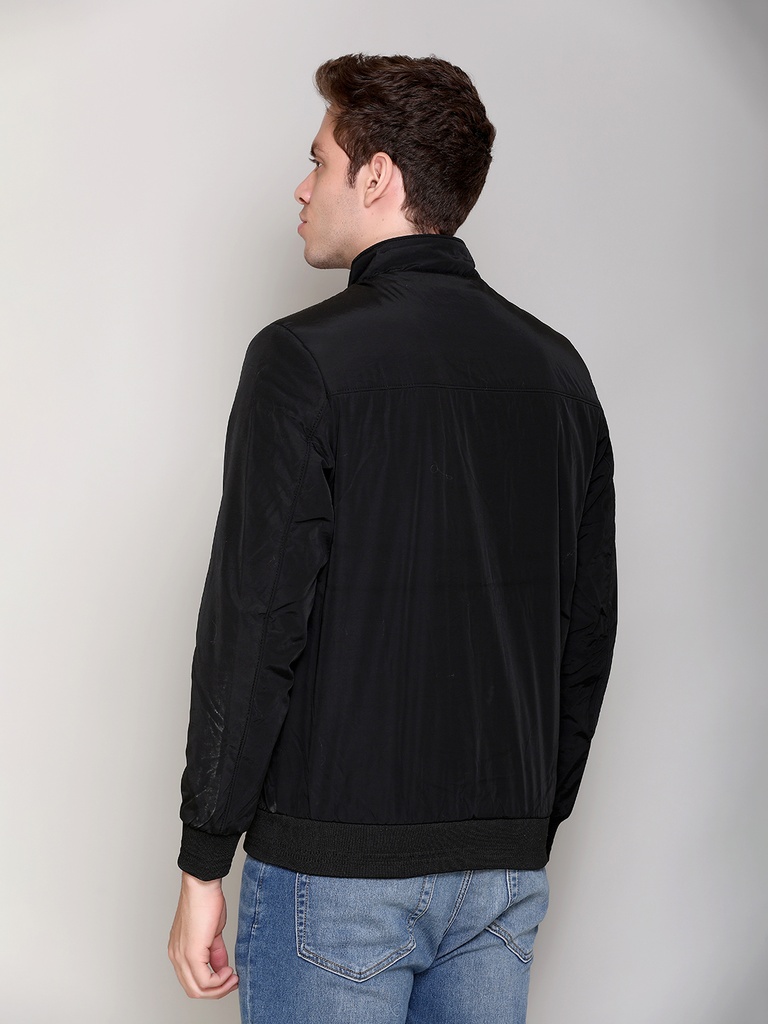 Gents Bomber Fancy Jacket - 317-BA-317-BA-BLACK-L