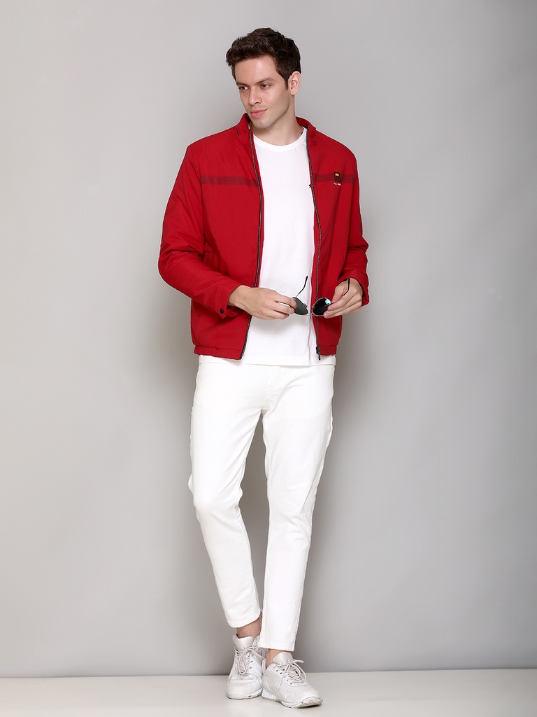 Gents Lightweight Jacket - R1085-R1085-CARAMINE-L