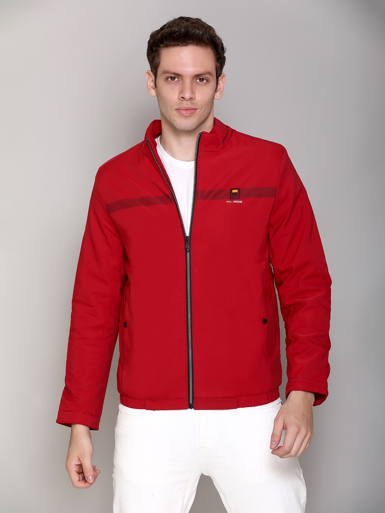 Gents Lightweight Jacket - R1085-R1085-CARAMINE-L