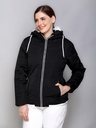 Ladies Short Length Fancy Jacket - RYF66108-RYF66108-BLACK-L