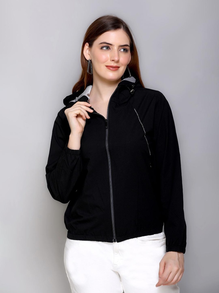 Ladies Windcheater - RW106-RW106-BLACK-L