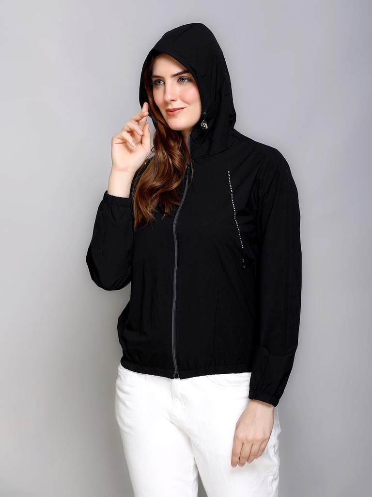 Ladies Windcheater - RW106-RW106-BLACK-L