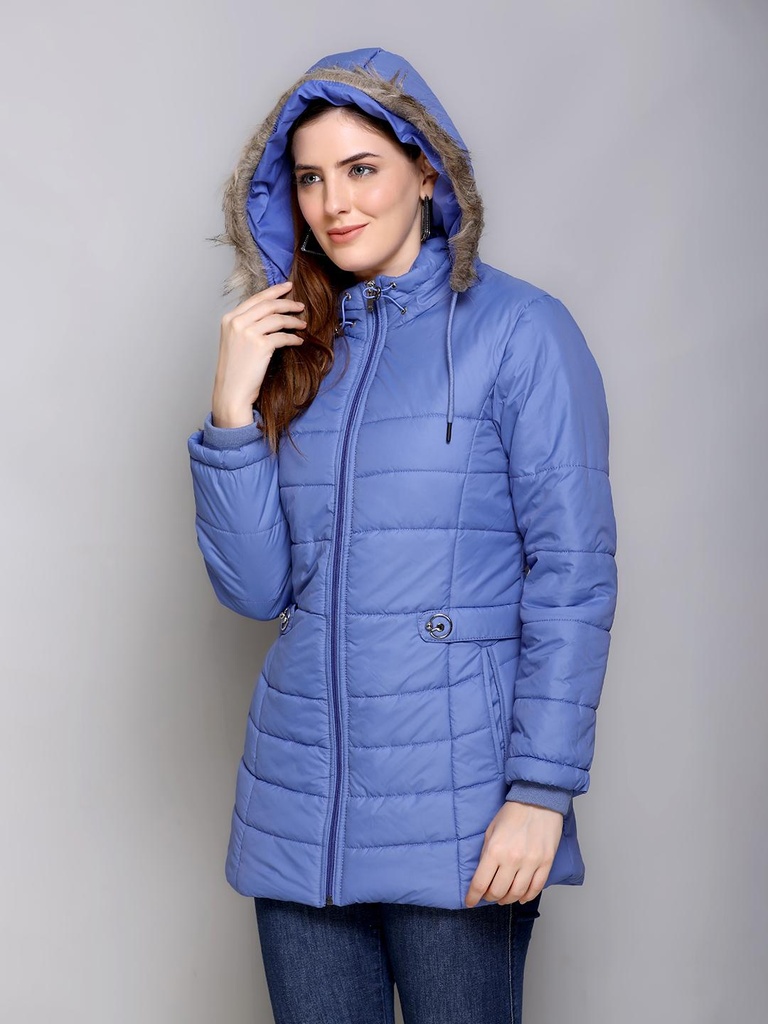 Ladies Long Length Jacket - RBA474-RBA474-BLUE-L