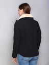 Ladies Medium Length Fancy Jacket - RA3008-RA3008-BLACK-L