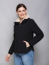Ladies Medium Length Fancy Jacket - RA3008-RA3008-BLACK-L