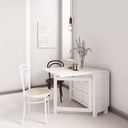 BALTIMORE Gateleg table, white color Component (CID735850043685-1)