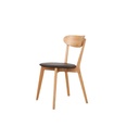Edirne dining chair x2pcs black color
