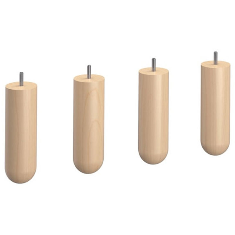 NORSBORG Legs 4 Pack,birch18cm