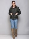 Ladies Medium Length Fancy Jacket - BA418, Modern appeal? Solved!