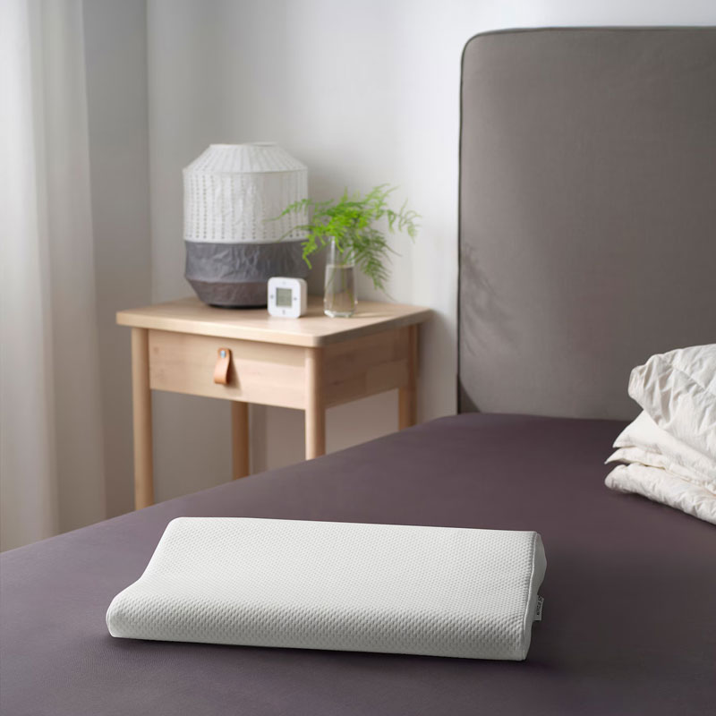 IKEA MAJVECKLARE Ergonomic Pillow, Side/Back Sleeper, Handy? Solved!