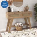 Santa Rita Console Table - Oak, Subtle look? Solved!