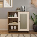 Salvador Buffet Cabinet ,Modern Oak Sideboard Storage Cabinet