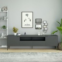 FORTSMITH TV Stand,175cm,black, Sleek? Solved!