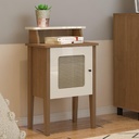 Charlotte End Table, Cherry-Off White, Space Saver? Solved!