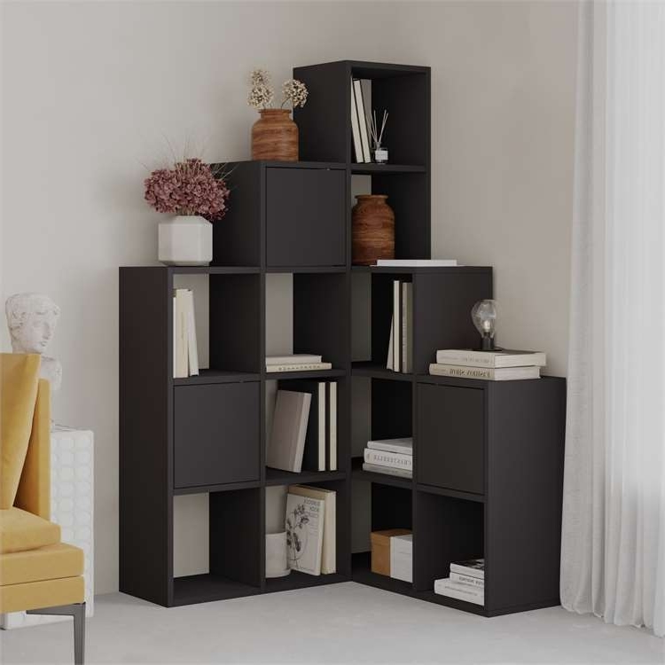Andirin SILKY BLACK BOOKCASES, Versatile? Solved!