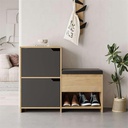 Kavak OAK - ANTHRACITE SHOE STORAGES, Aesthetic? Solved!