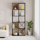 Kale SILKY BLACK - OAK BOOKCASES, Classic-modern? Solved!
