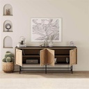 Ismil SILKY BLACK - OAK CONSOLES, Classic-modern? Solved!