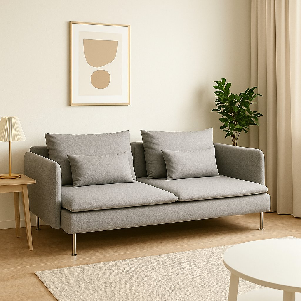Ikea SODERHAMN 3-seat sofa, Tonerud Grey