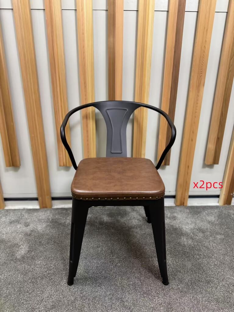 Joel dining chairs,2pc set,brown, Aesthetic? Solved!