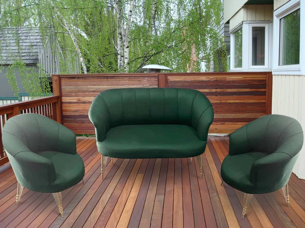 Florida Outdoor Sofa Set, Green, Stunning? Sloved by Idiya!